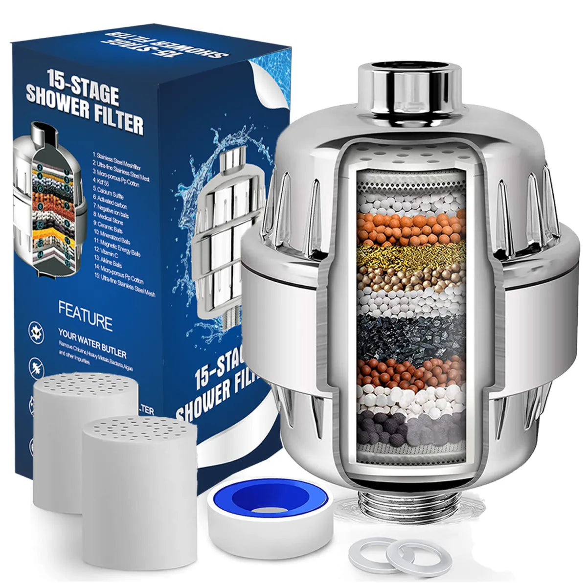 Veluna Multi-Stage Shower Filter